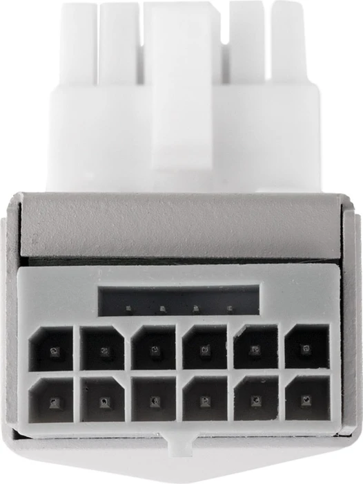 Kolink Core Pro 12V-2x6 Winkeladapter 90°, Typ 1, Sense-Pins an der Oberseite, weiß