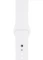 Apple Watch Series 3 (GPS) Aluminium 42mm silber mit Sportarmband weiß Vorschaubild