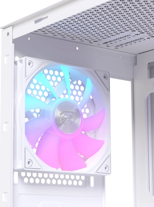 Einarex Pulse PM150 RGB White, weiß, Glasfenster