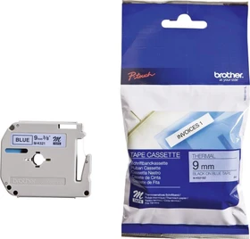 Brother M-K521BZ Beschriftungsband,   9mm, schwarz/blau