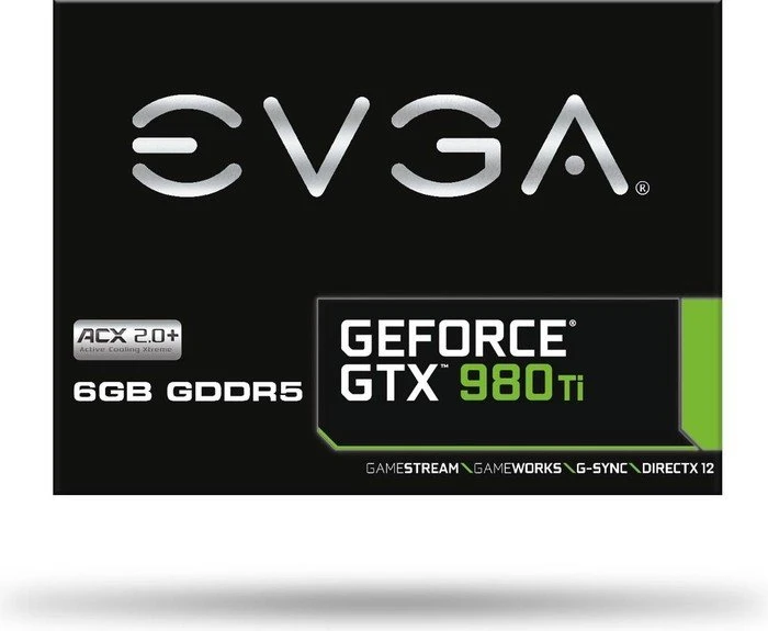 EVGA GeForce GTX 980 Ti ACX 2.0+, 6GB GDDR5, DVI, HDMI, 3x DP