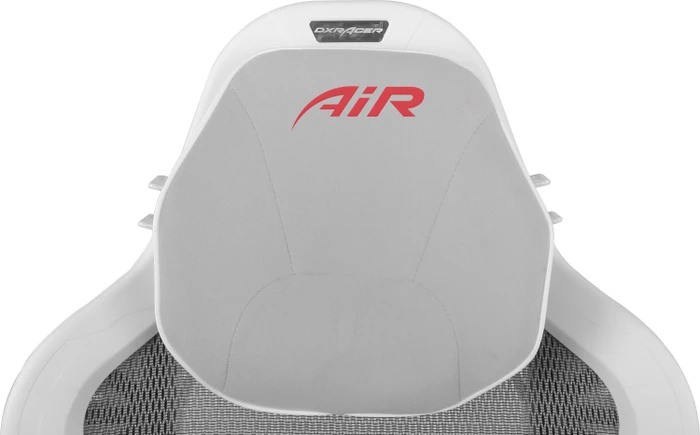 DXRacer Air Mesh Gamingstuhl, weiß/rot