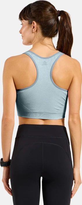 Odlo Seamless Medium Sport-BH baby blue melange (Damen)