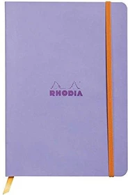 Rhodia Rhodiarama Notizbuch, A5, punktiert, Softcover, iris blau, 80 Blatt