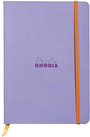 Rhodia Rhodiarama Notizbuch, A5, punktiert, Softcover, iris blau, 80 Blatt