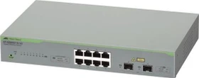 Allied Telesis GS950 Desktop Gigabit Smart Switch, 8x RJ-45, 2x RJ-45/SFP (AT-GS950/10 V2-50)