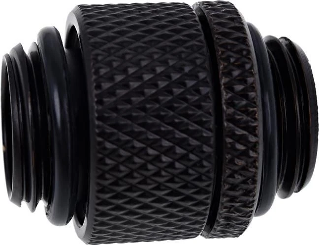 Alphacool Eiszapfen Doppelnippel G1/4", schwarz