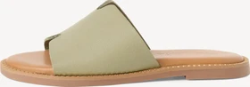 Tamaris Lederpantolette grün (Damen)