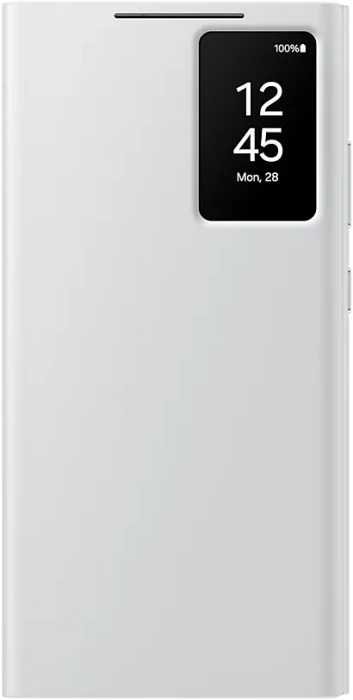 Samsung Smart View Wallet Case für Galaxy S24 Ultra weiß