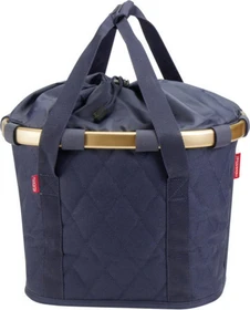 Reisenthel Bikebasket Fahrradkorb rhombus midnight gold