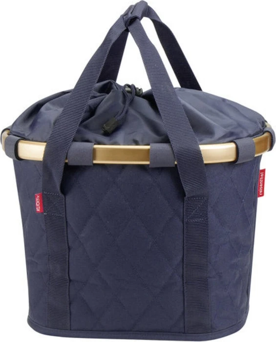 Reisenthel Bikebasket Fahrradkorb rhombus midnight gold