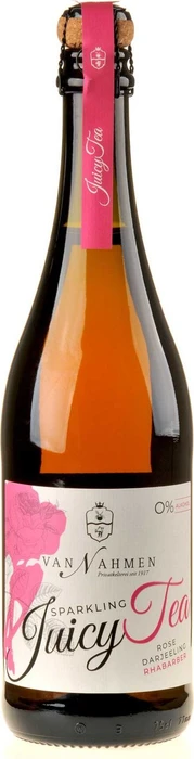 Van Nahmen Sparkling Juicy Tea Rose Darjeeling Rhabarber alkoholfrei bio 750ml