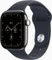 Apple Watch Series 12 (GPS + Cellular) 42mm Titan natur mit Sportarmband S/M navyblau Vorschaubild