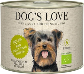 PetCo Dog's Love Bio Huhn mit Buchweizen, Sellerie und Basilikum, 4.80kg (6x 800g)