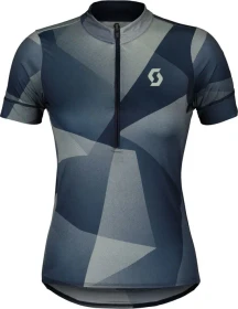 Scott Endurance 15 Trikot kurzarm dark blue/fresh green (Damen)