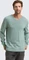 Tom Tailor Strickpullover mit V-Ausschnitt aus Baumwolle Strickpullover dark smoke green melange (Herren) Vorschaubild
