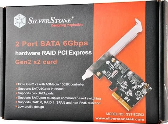 SilverStone ECS03, PCIe 2.0 x2