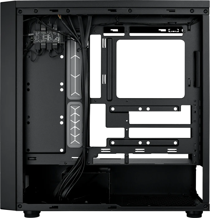 Cooler Master MasterBox 600, schwarz, Glasfenster