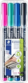 Staedtler Lumocolor 318 permanent sortiert, 4er-Set