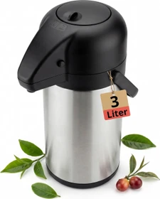 Haushalt International Pumpkanne Airpot Isolierkanne 3l