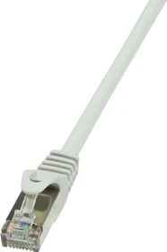 LogiLink EconLine Patchkabel, Cat6, F/UTP, RJ-45/RJ-45, 10m, grau