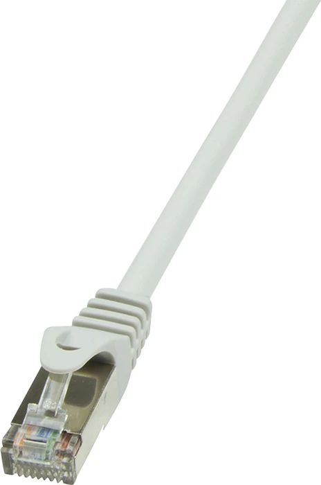 LogiLink EconLine Patchkabel, Cat6, F/UTP, RJ-45/RJ-45, 0.25m, grau