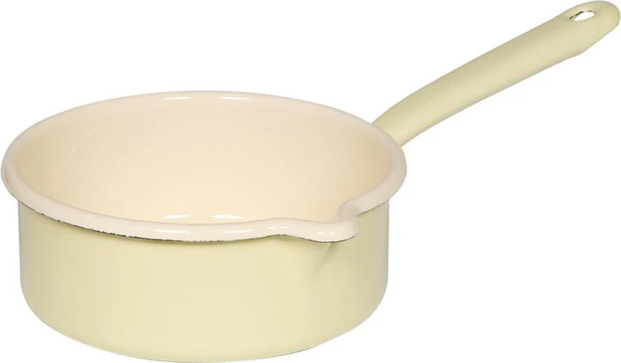 Riess Pastell Stielkasserolle 16cm 1l gelb