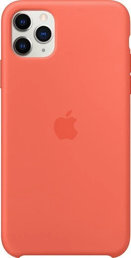 Apple Silikon Case für iPhone 11 Pro Max Clementine