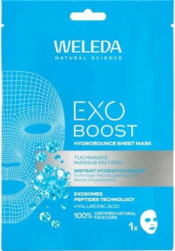 Weleda Exo Boost Hydrobounce Tuchmaske, 1 Stück