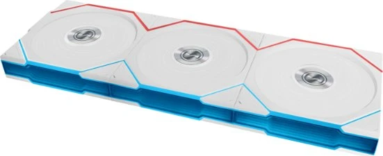 Lian Li Uni Fan TL LCD Wireless 140 RGB Reverse Blade, weiß, LED-Steuerung, 140mm