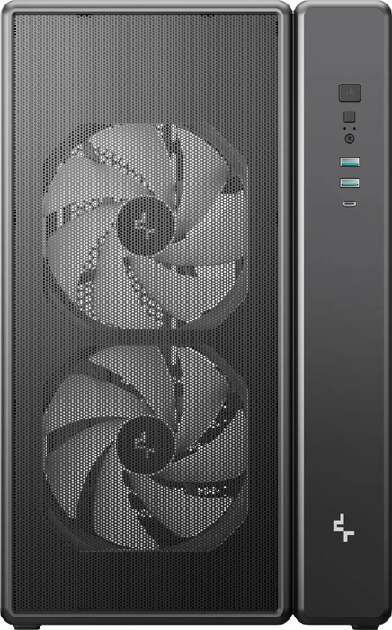 DeepCool CG590 Mesh 2F, schwarz, Glasfenster
