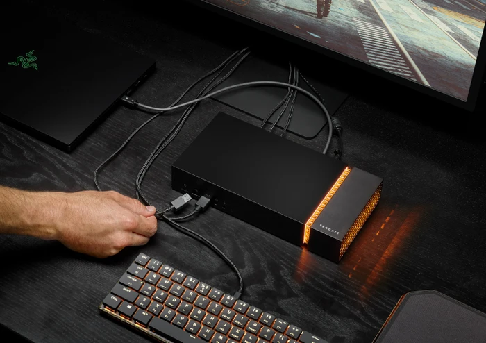 Seagate FireCuda Gaming Dock, 4TB HDD, Thunderbolt 3