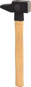 KS Tools Schlosserhammer Hickorystiel, 800g französische Form