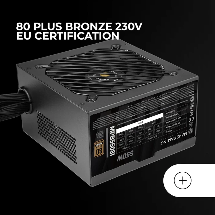 Mars Gaming MPB550SI schwarz 550W, ATX 2.4