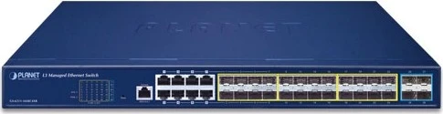 Planet GS-6311 Rackmount Gigabit Managed Switch, 8x SFP, 8x RJ-45/SFP, 4x SFP+