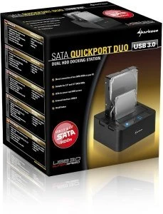 Sharkoon SATA Quickport Duo v.2, USB-B 3.0