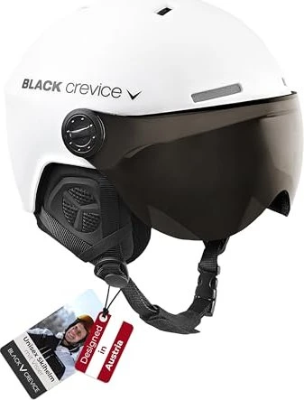 Black Crevice Gstaad Helm weiß