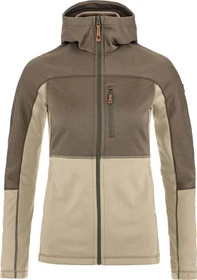 Fjällräven Abisko Trail Fleece Jacke fossil/suede brown (Damen)