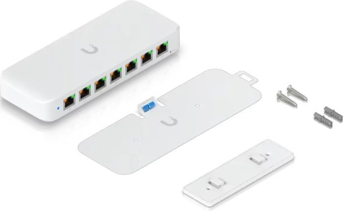 Ubiquiti UniFiSwitch Ultra Desktop Gigabit Smart Switch, 8x RJ-45, 42W PoE++ PD