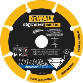 DeWalt DT40254 Extreme Metal Diamanttrennscheibe, 180x1.5x22.23mm, 1 Stück