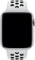 Apple Nike Sportarmband S/M und M/L für Apple Watch 44mm Pure Platinum/schwarz Vorschaubild