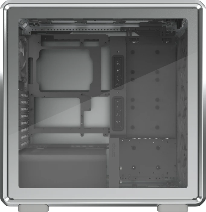 Cooler Master MasterFrame 600, silber, Glasfenster