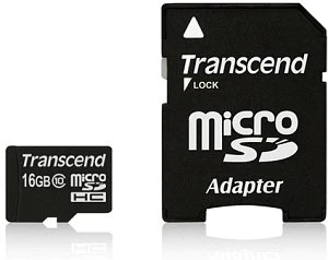 Transcend 16GB Kit, Class 10