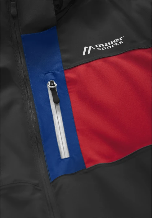 Maier Sports Karleiten 2.0 Skijacke black/salsa/imperial blue (Herren)