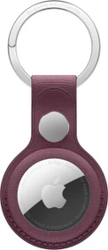 Apple AirTag Feingewebe Schlüsselanhänger mulberry