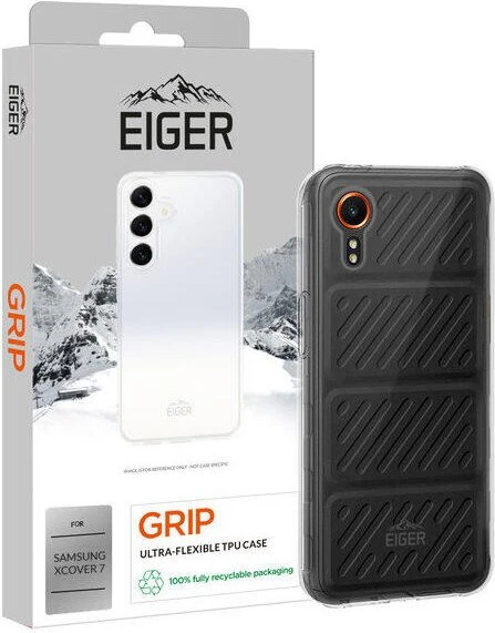 Eiger Grip Case für Samsung Galaxy XCover 7 transparent