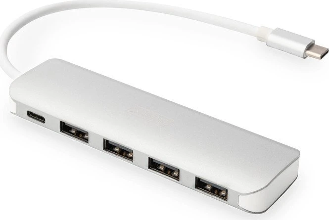 Digitus USB-Hub, 4x USB-A 3.0, USB-C 3.0 [Stecker]