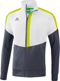 Erima Squad Worker Trainingsjacke white/slate grey/bio lime (Herren)