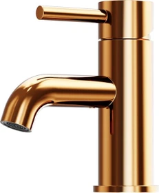 Steinberg Serie 100 Waschtisch-Einhebelmischer ohne Ablaufgarnitur Ausladung 100mm rose gold