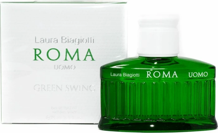 Laura Biagiotti Roma Uomo Green Swing Eau de Toilette, 75ml